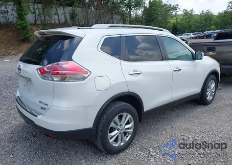 2014 Nissan Rogue Sv z USA, uszkodzony, nr VIN 5N1AT2MV4EC785217